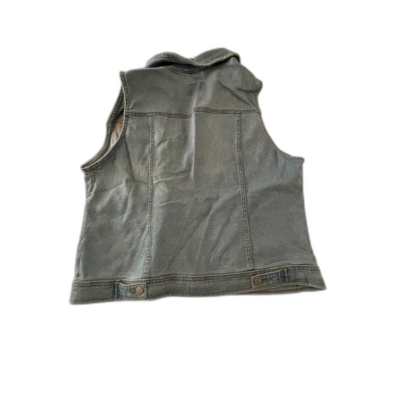 Vintage Universal Thread Jean Jacket Vest Y2K 90s Denim Button Front Size XXL - Picture 4 of 8